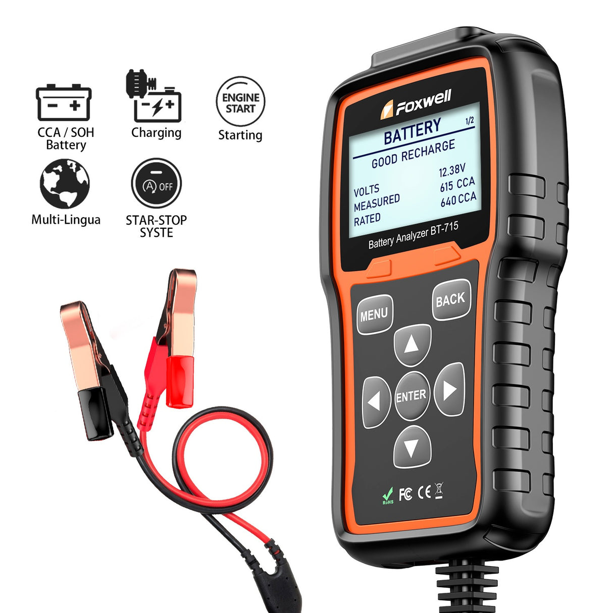 BT715 Battery Tester