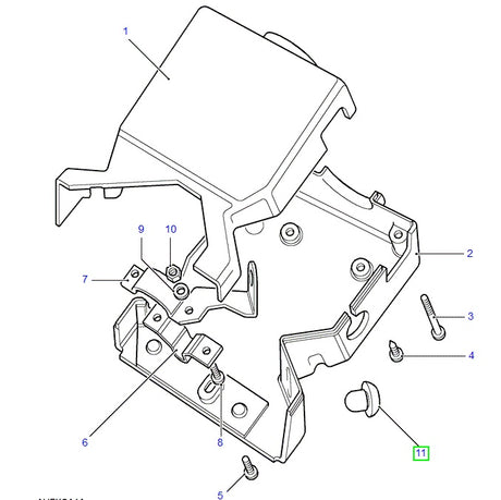 Blanking Plug Seat Frame - 5 Units