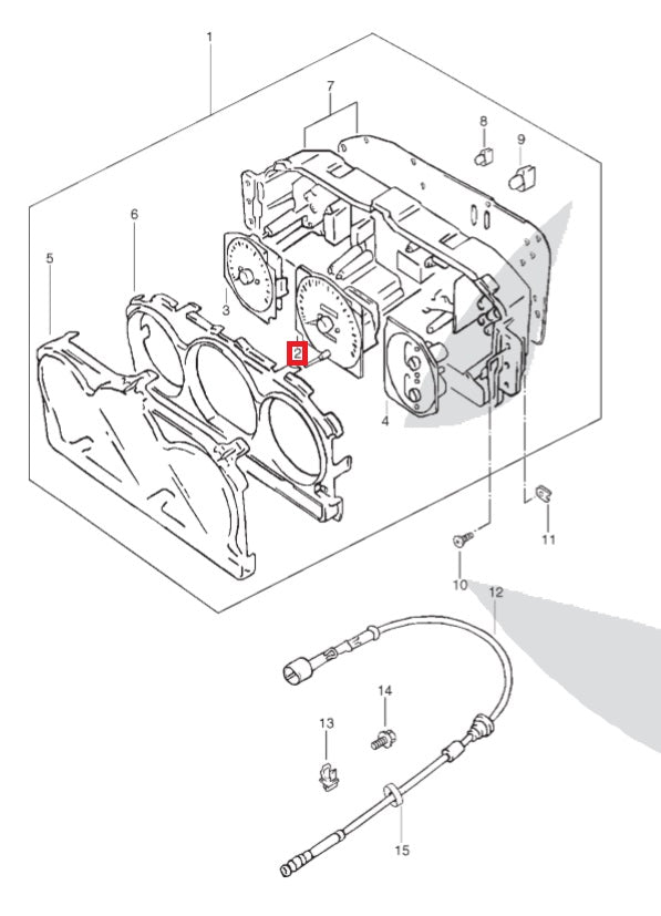 Speedometer Indicator Set