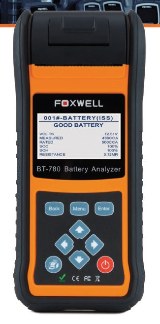 Battery Tester With Integrated Printer BT780