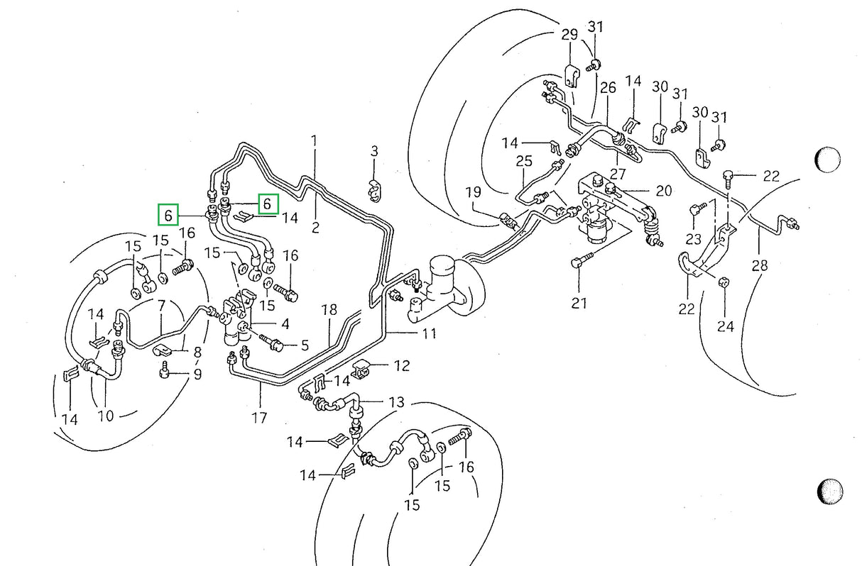 Hose, master cylinder flexible