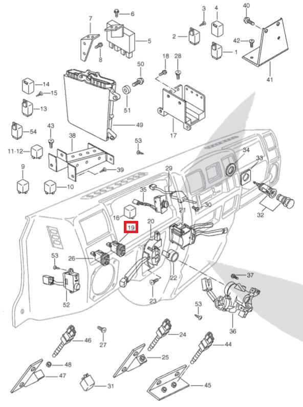 Rear Fog Switch Set