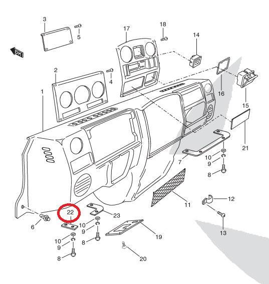 External Support STOWAGE BOX - Left Side