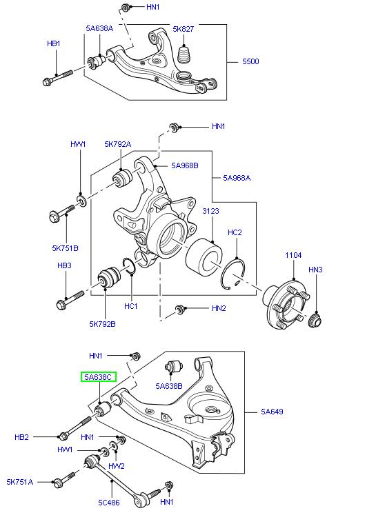 Lower Suspension Arm Bush