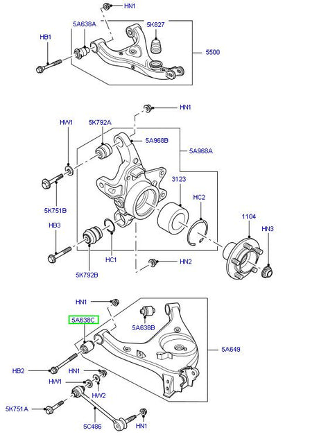 Lower Suspension Arm Bush