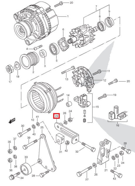 Alternator Belt Tensioner