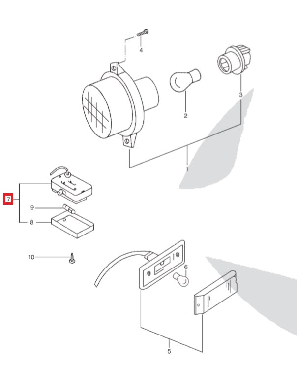 Interior Light Set (Gray)