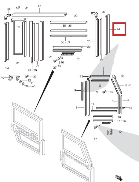 Rear Door Channel