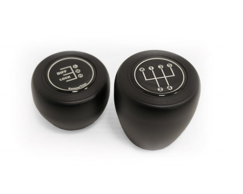 Alloy Gearbox and Transfer Knob - Color Black