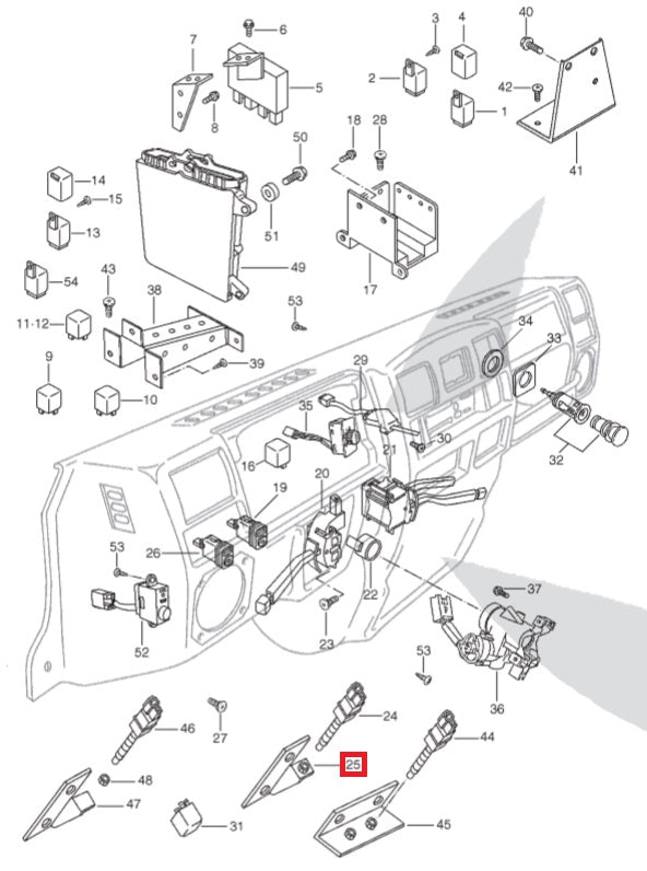 Bracket for Brake Light Switch