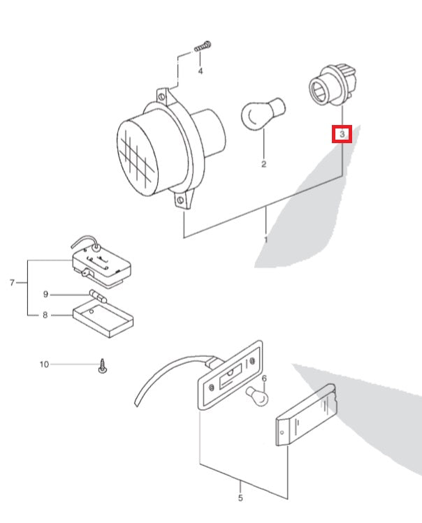 Flashing Lamp Holders