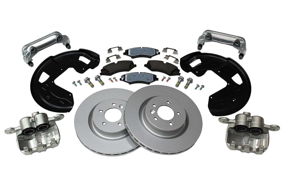 360mm big front brake upgrade kit for discovery 3 & 4, range rover sport - includes ferodo pads and delphi discs