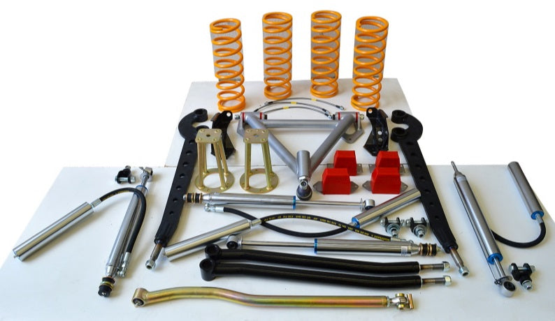 "traction extreme evo" suspension kit +10 cm - with front twin shocks absorber (200,00 €)