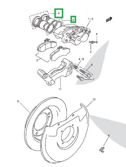 Brake Caliper Repair Kit