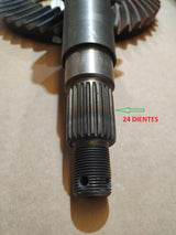 Crown wheel & pinion assy - rear Diff.