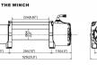 Cabestrante T-MAX X-Power HEW-8500 12V de 3850Kg cable de