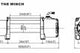 Cabestrante T-MAX X-Power HEW-8500 12V de 3850Kg cable de