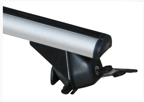 Aluminum Roof Bars for passenger cars with integrated Railing