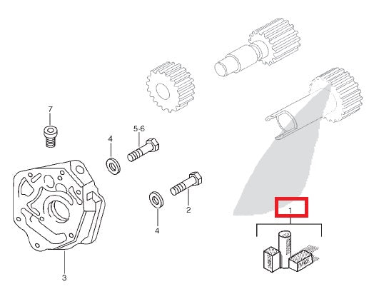 Oil pump pinion kit