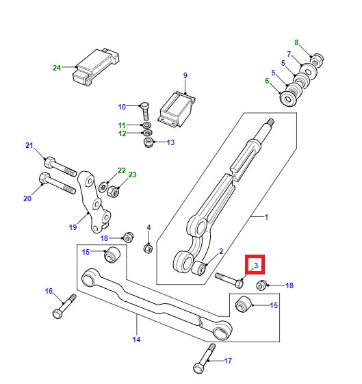 Bolt Radius Arm