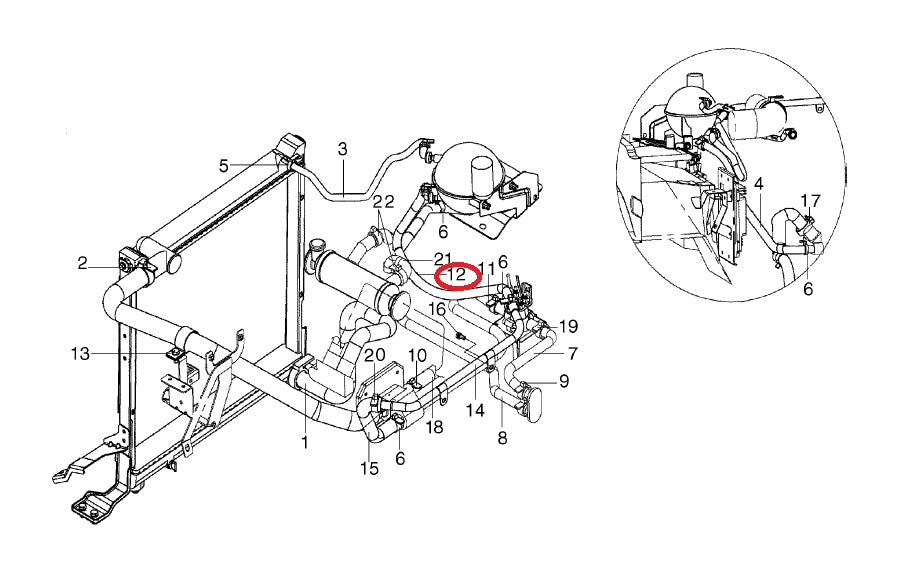 Radiator Hose To Expansion Bottle