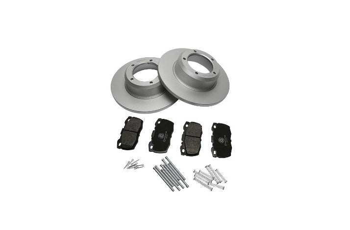 Rear Geomet Brake Disc & Pad - Kit