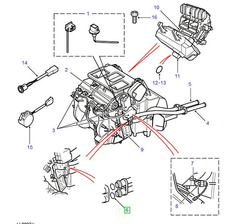 O Ring Coolant Pipes