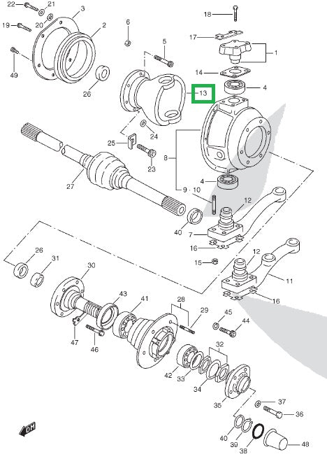 Swivel Pin Housing PS-10 and Militar