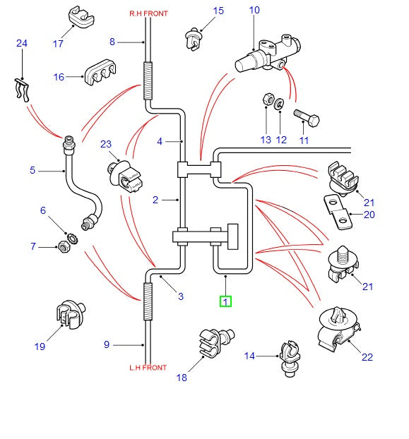 Pipe - brake