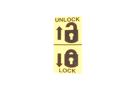 Decal - Child Safety Lock (10 units)