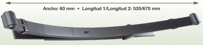 Rear Leaf Spring - Medium Load