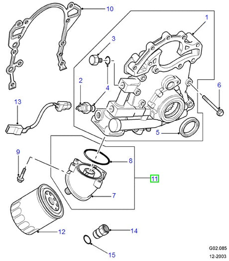 Adaptor - oil filter