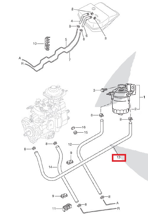 Fuel Filter Hose