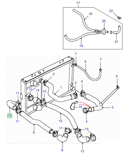 Intercooler Hose - Turbo