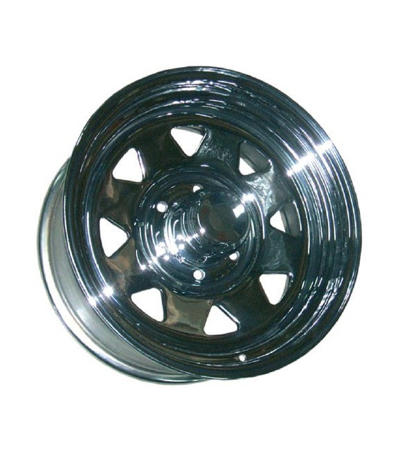 Triangle Steel Wheel Chrome -  8x16" ET -25 - Suitable for TOYOTA / MITSUBISHI / NISSAN PDC 6x139,7"