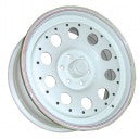 White Modular Steel Wheel BULLFACE - 7x16 for Suzuki/Kia...