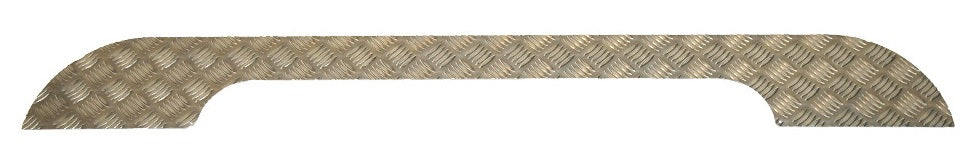 2mm Roof Recess Silver Chequer Plate suitable for Defender vehicles