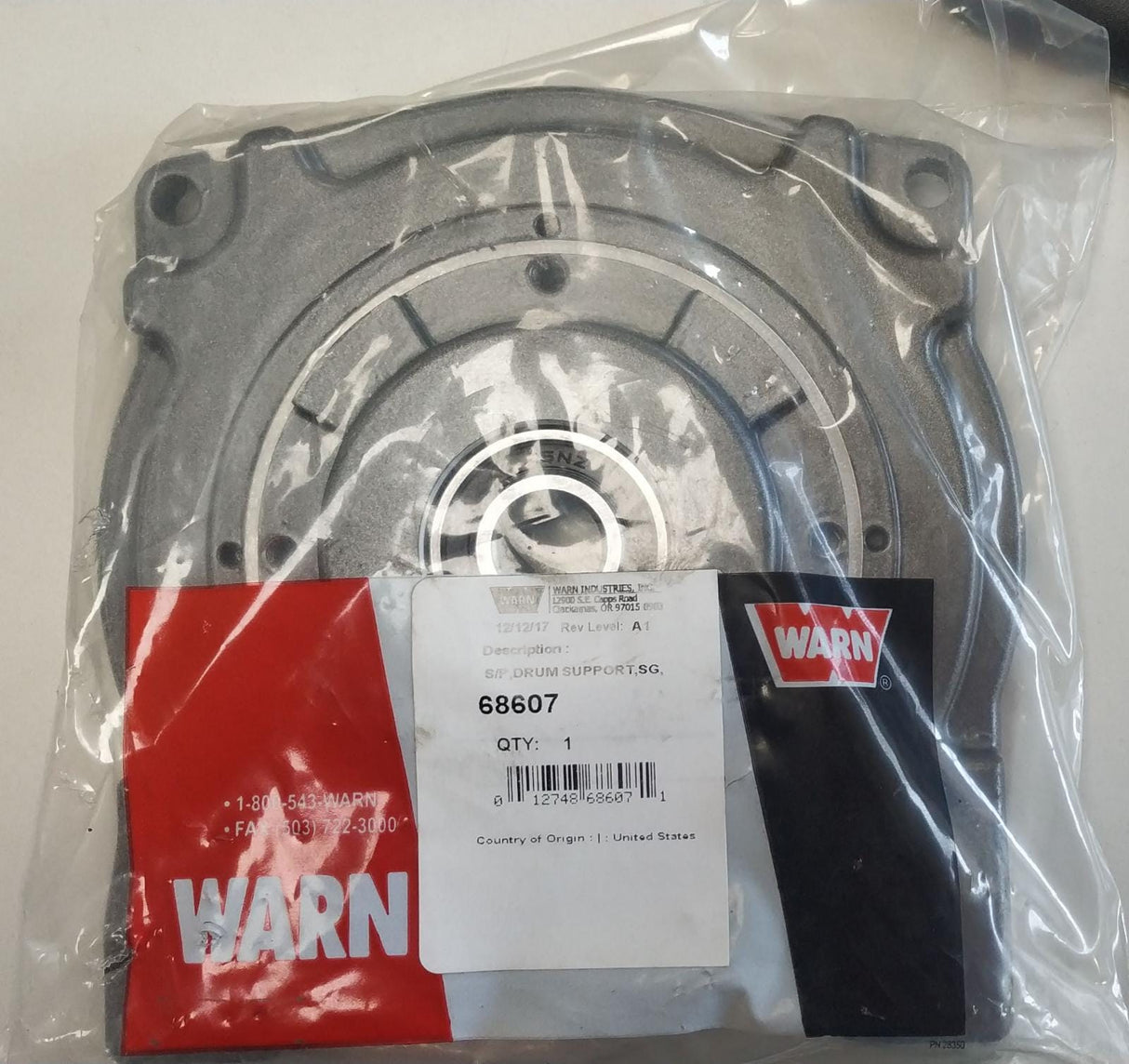 Tapa lado motor Warm  9.5 XP