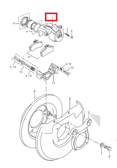 Rear Brake Caliper