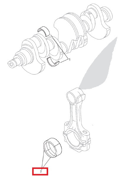 Conrod Bearing Standard - 1 unit