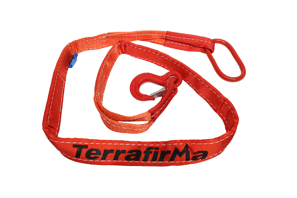 Terrafirma 2m competition tree strap with hook & eye 5000kg