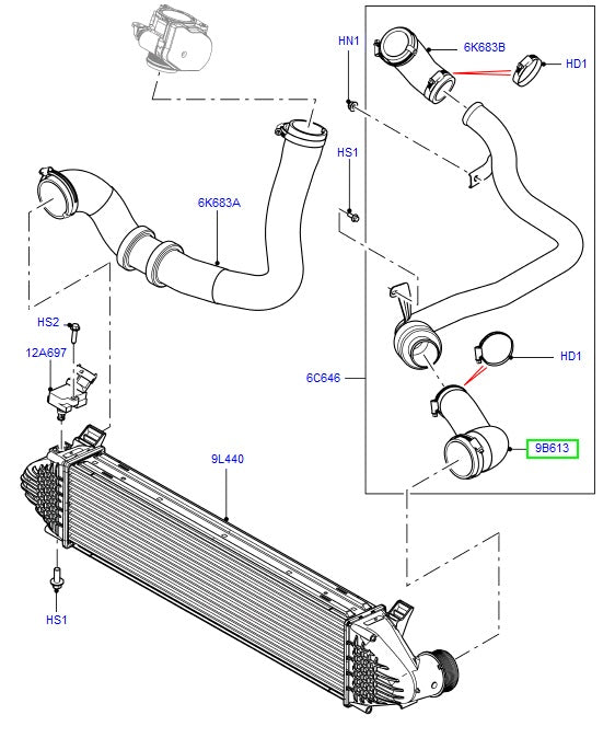 Hose - intercooler