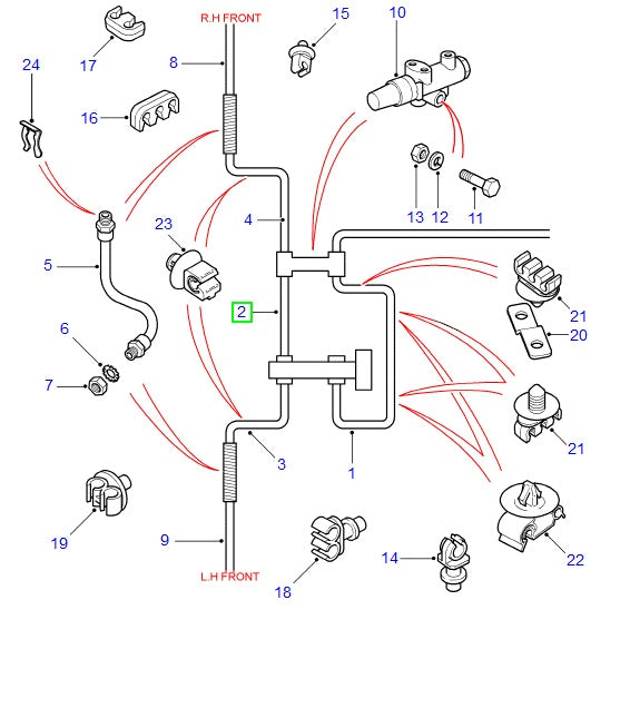 Pipe - brake