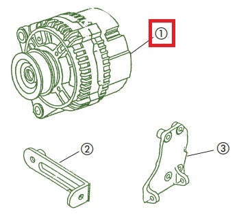 Alternator 12V.