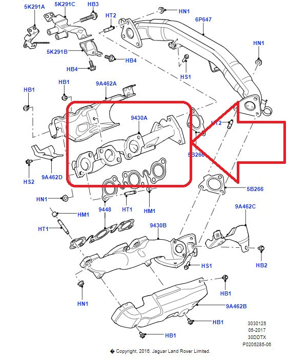 Right Exhaust Manifold