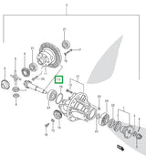 Crown wheel & pinion assy - rear Diff.