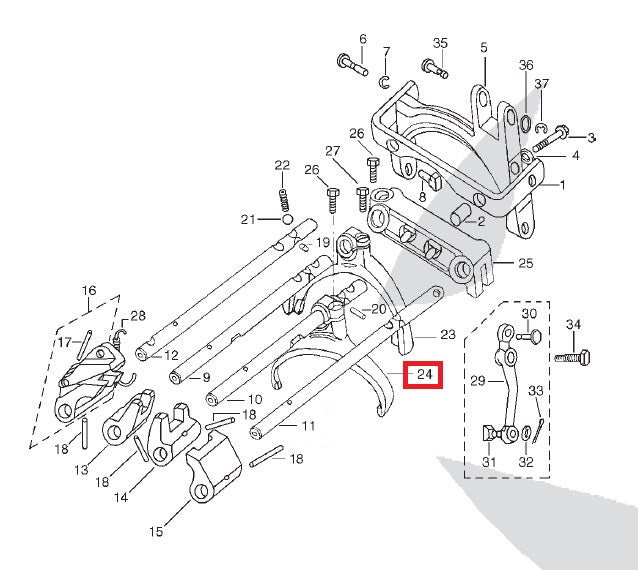 Selector Fork - 3rd-4th Gear