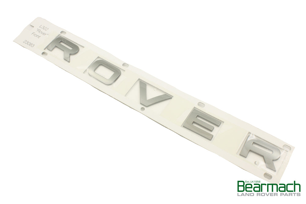 Name Plate Front ROVER