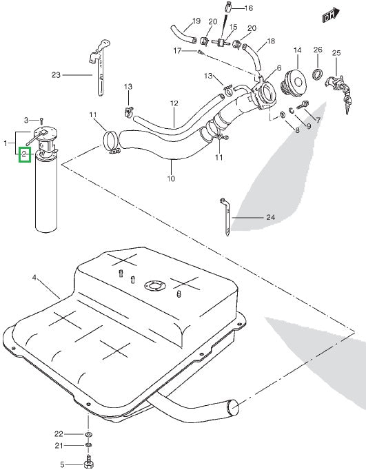 Sealing Ring for Fuel Tank