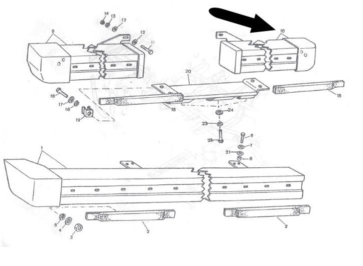 Rear Bumper - Right Hand